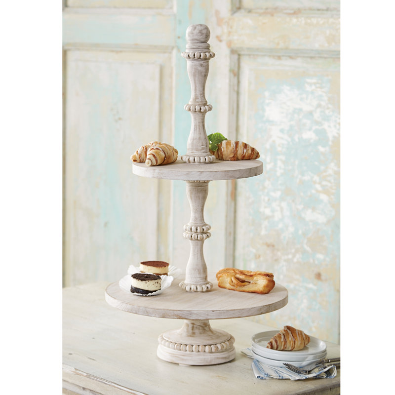 Mud Pie™ Wood Server Tiered Stand & Reviews Wayfair